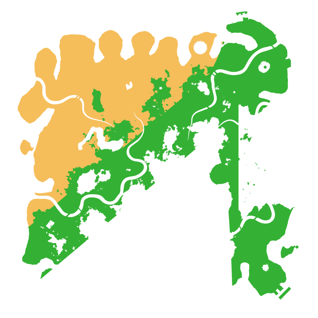 Biome Rust Map: Procedural Map, Size: 4250, Seed: 48911566