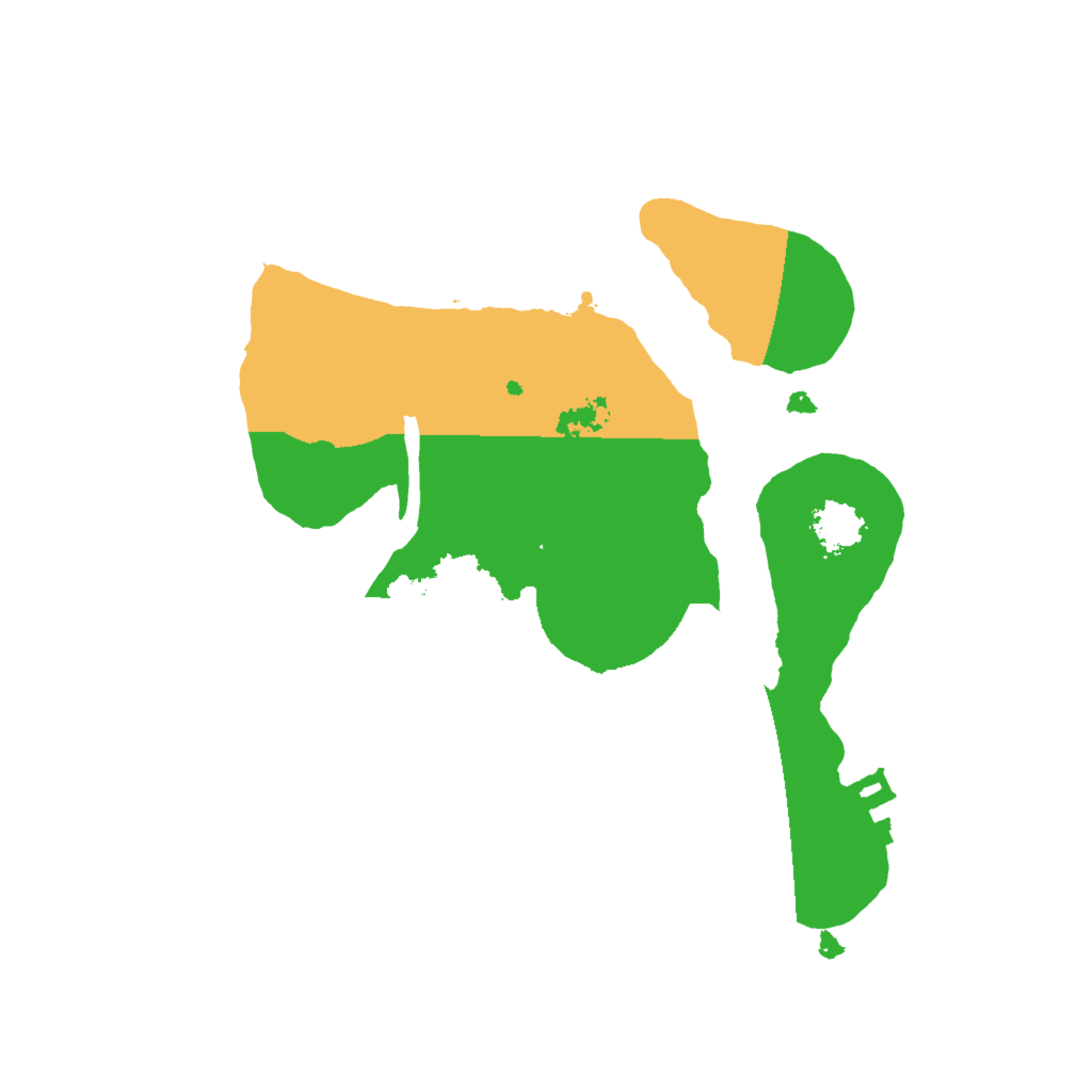 Biome Rust Map: Procedural Map, Size: 2000, Seed: 1467979886