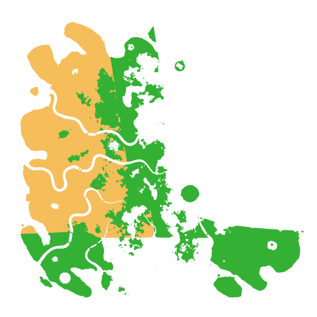 Biome Rust Map: Procedural Map, Size: 5000, Seed: 623731846