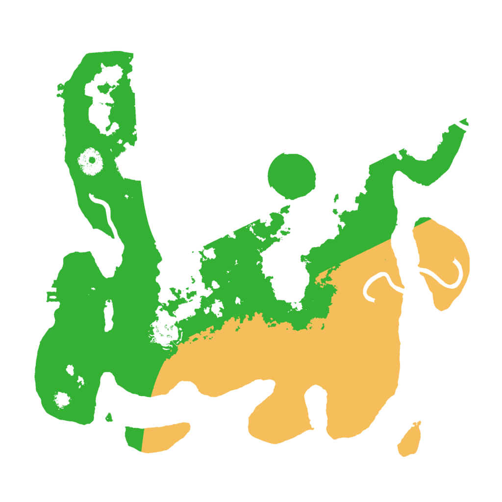 Biome Rust Map: Procedural Map, Size: 3000, Seed: 30852729