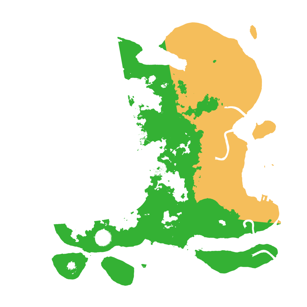 Biome Rust Map: Procedural Map, Size: 3300, Seed: 1645478