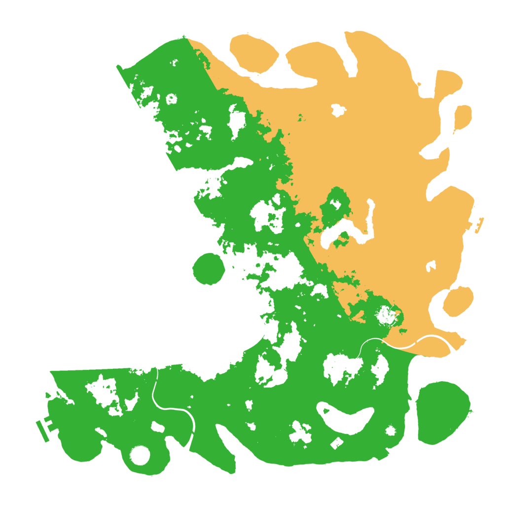 Biome Rust Map: Procedural Map, Size: 4500, Seed: 317579692