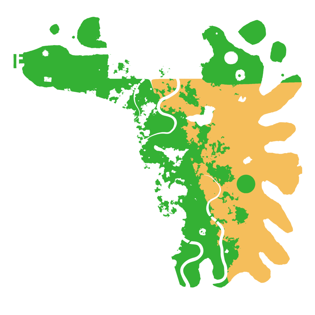 Biome Rust Map: Procedural Map, Size: 4500, Seed: 15648