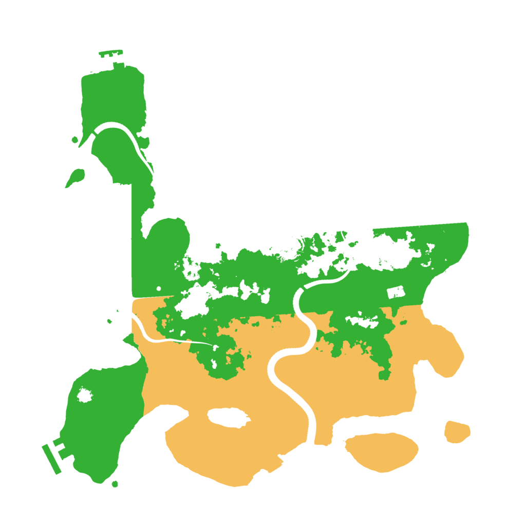 Biome Rust Map: Procedural Map, Size: 3350, Seed: 378627