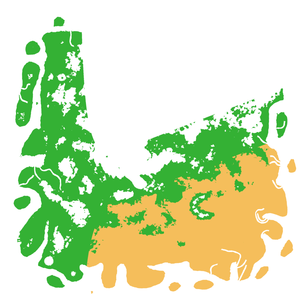 Biome Rust Map: Procedural Map, Size: 6000, Seed: 1780249