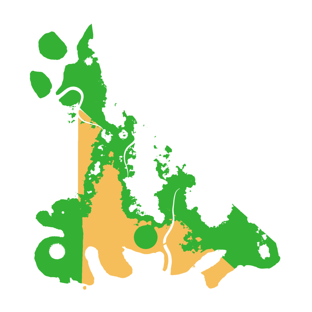 Biome Rust Map: Procedural Map, Size: 3500, Seed: 882014621