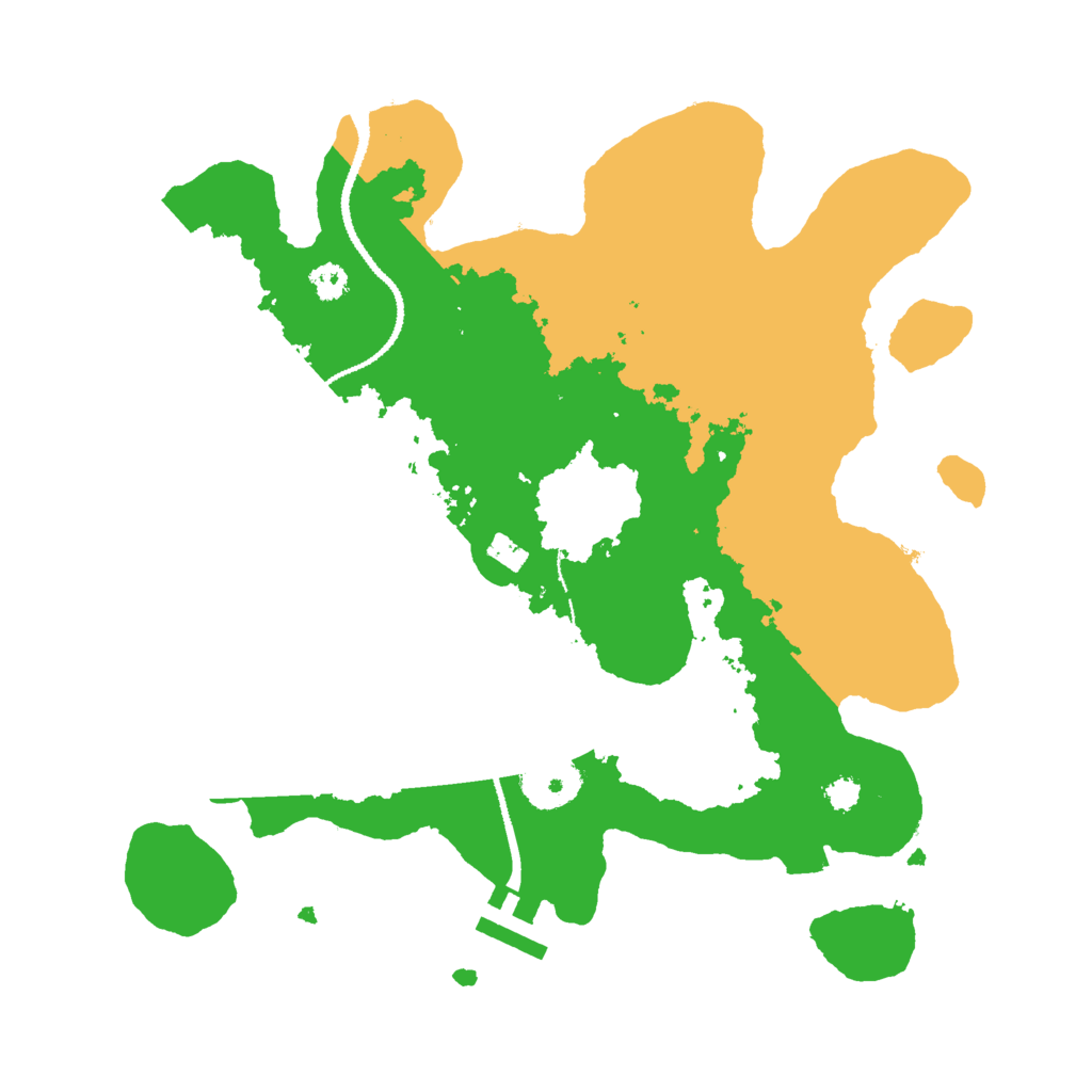 Biome Rust Map: Procedural Map, Size: 3000, Seed: 1692937250