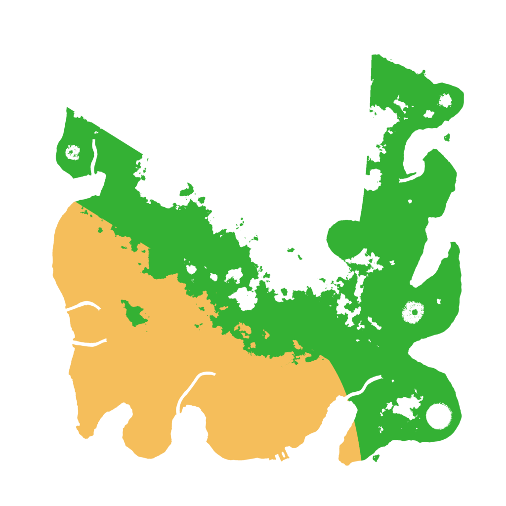 Biome Rust Map: Procedural Map, Size: 3500, Seed: 336295460
