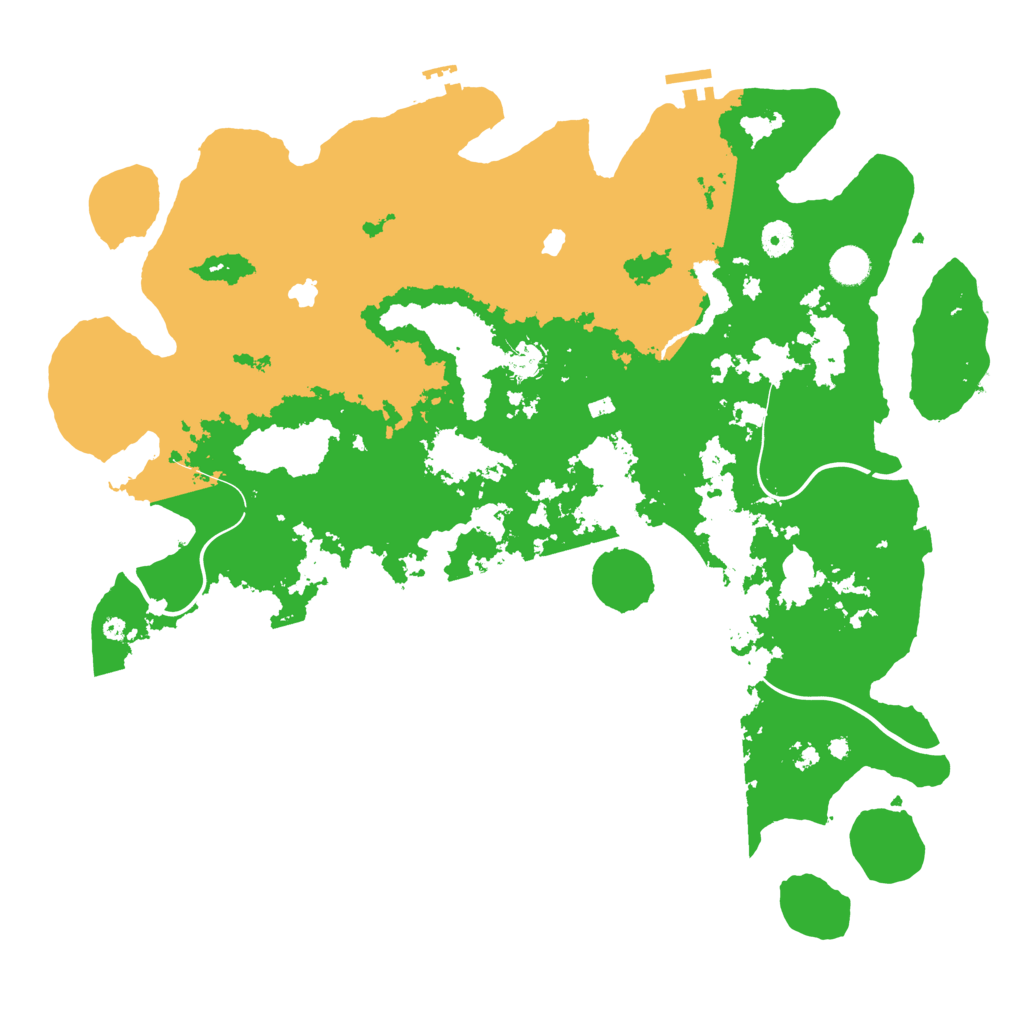 Biome Rust Map: Procedural Map, Size: 4500, Seed: 767013508