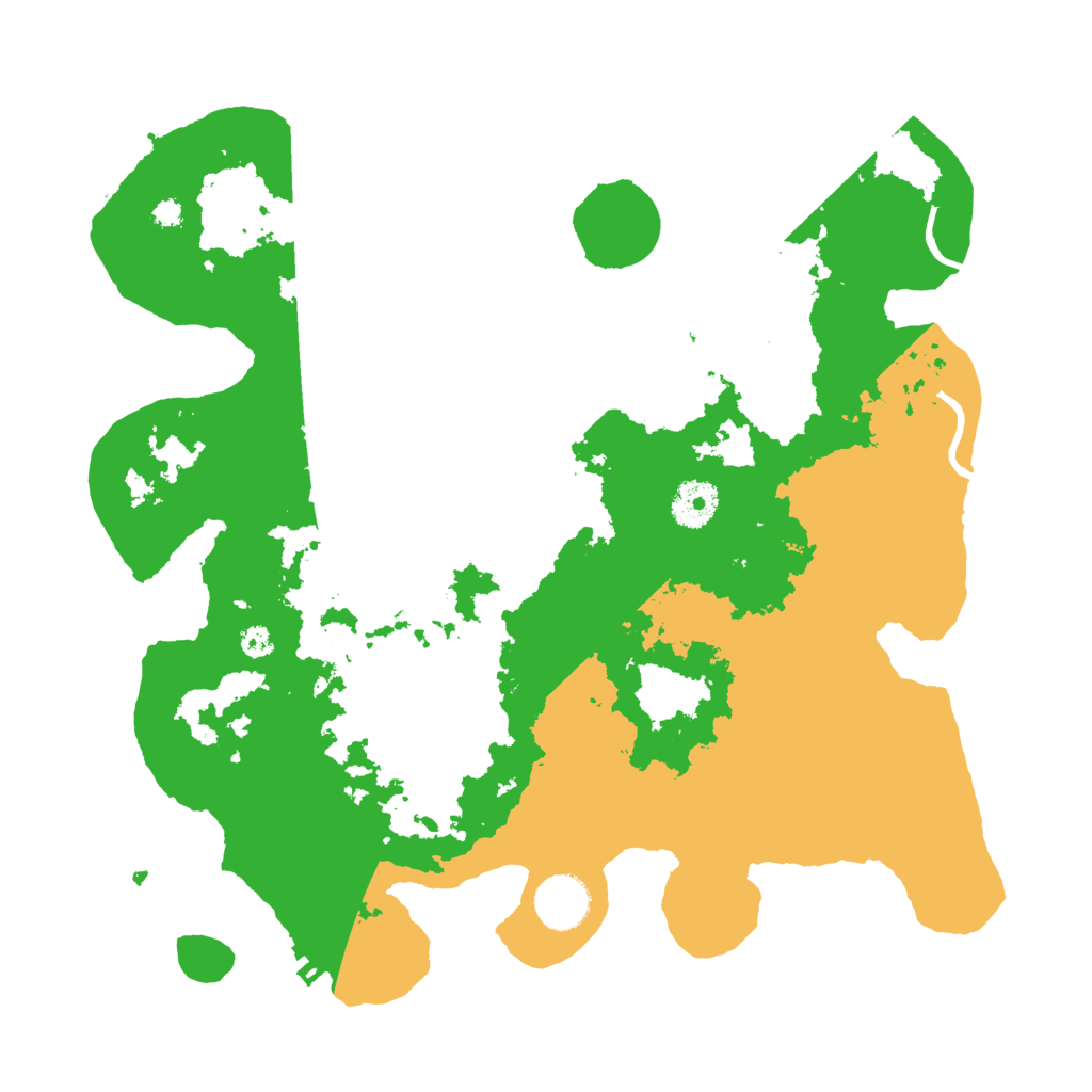 Biome Rust Map: Procedural Map, Size: 3500, Seed: 1183983854