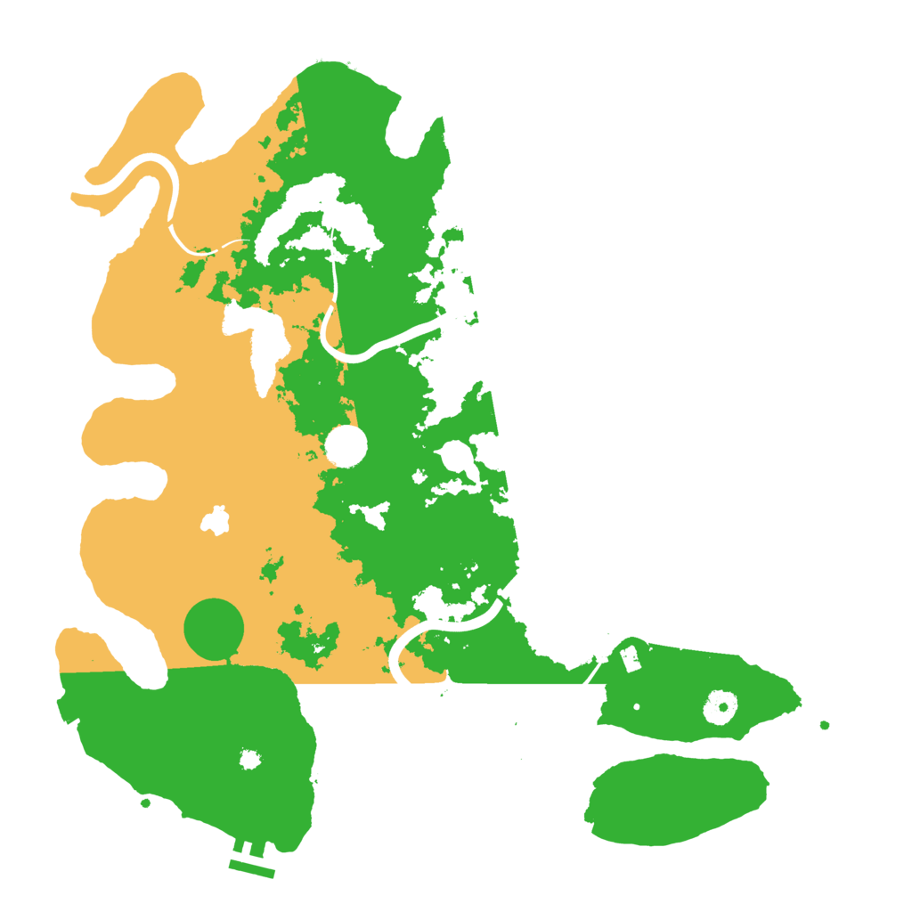 Biome Rust Map: Procedural Map, Size: 4000, Seed: 1805772842