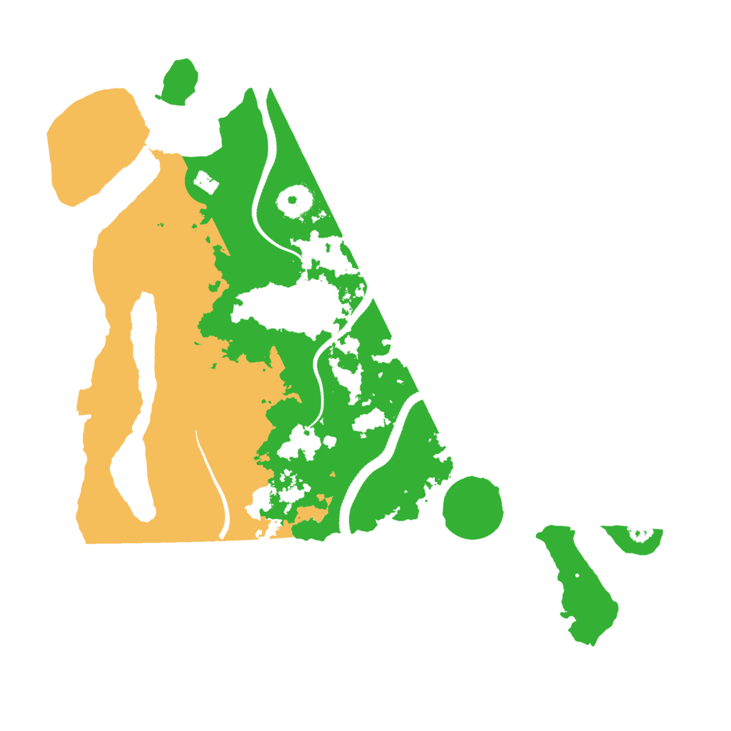 Biome Rust Map: Procedural Map, Size: 3300, Seed: 357679462