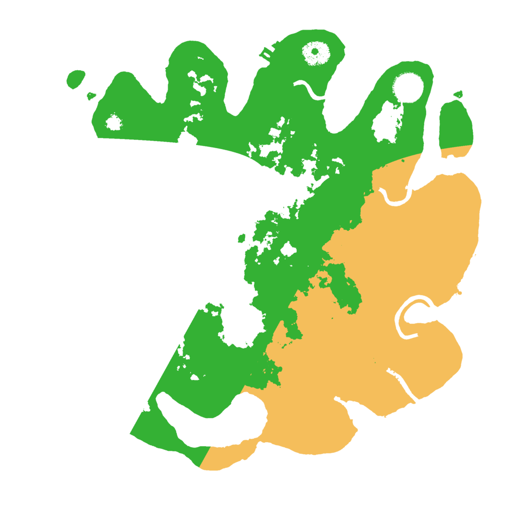 Biome Rust Map: Procedural Map, Size: 3000, Seed: 81853024