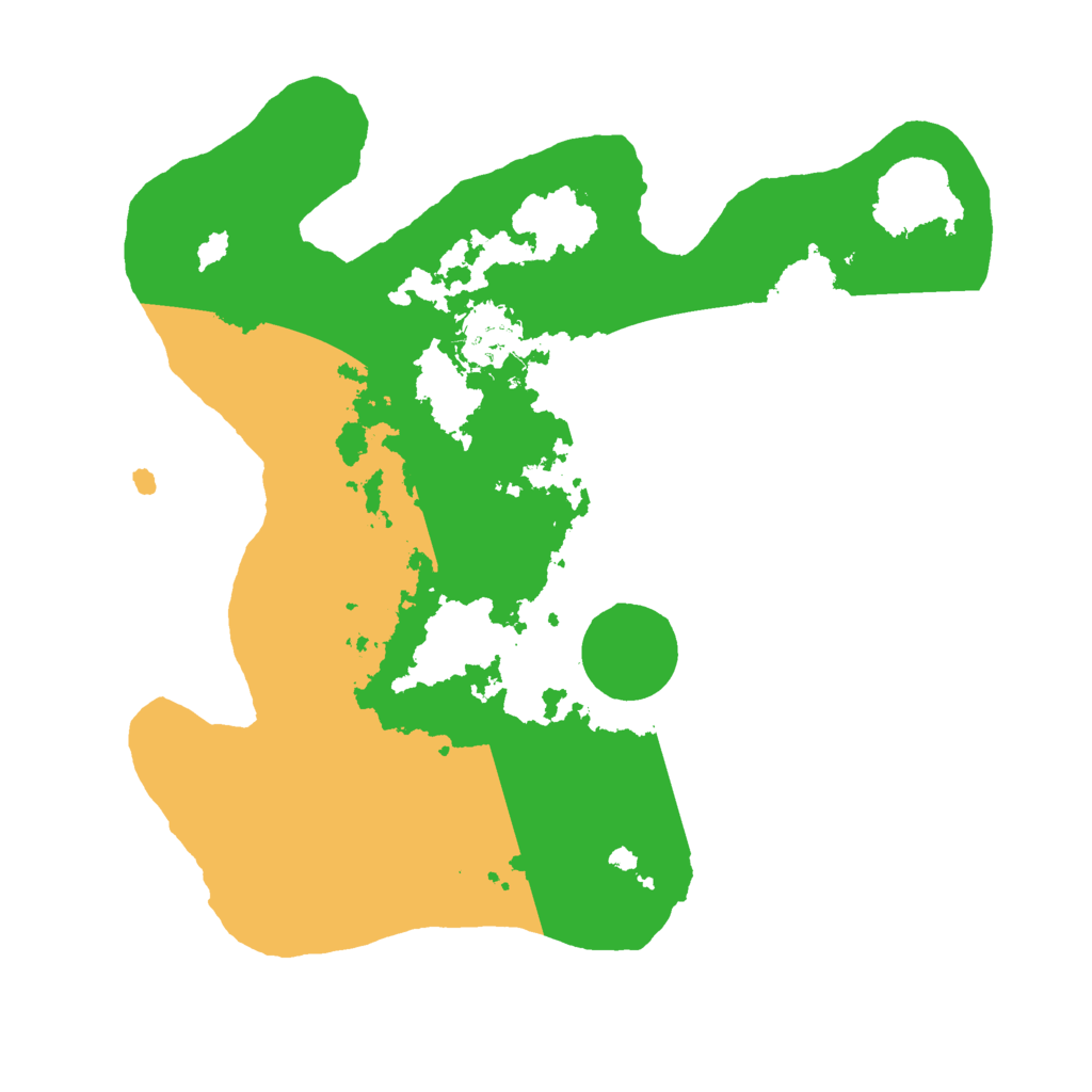 Biome Rust Map: Barren, Size: 3000, Seed: 49