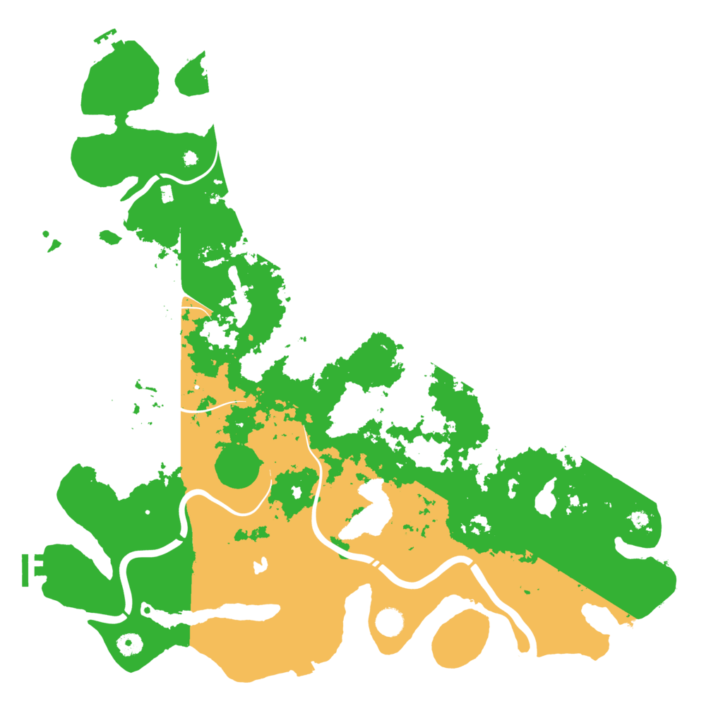 Biome Rust Map: Procedural Map, Size: 4500, Seed: 58481814