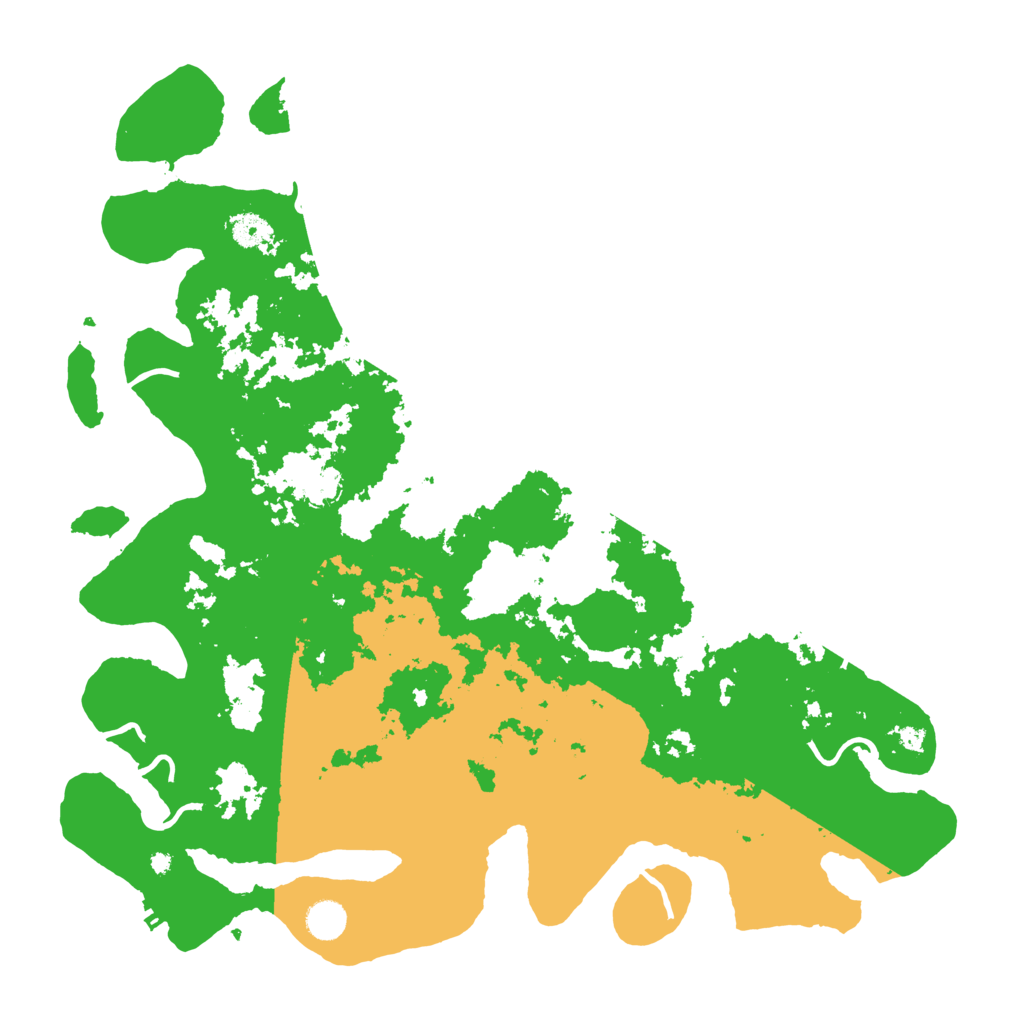 Biome Rust Map: Procedural Map, Size: 4500, Seed: 58481814