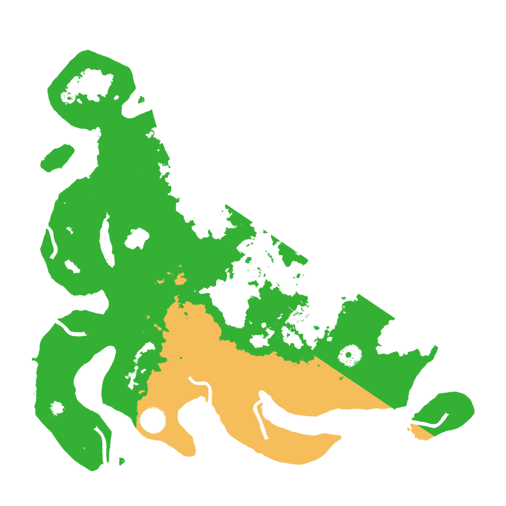 Biome Rust Map: Procedural Map, Size: 3500, Seed: 964414796