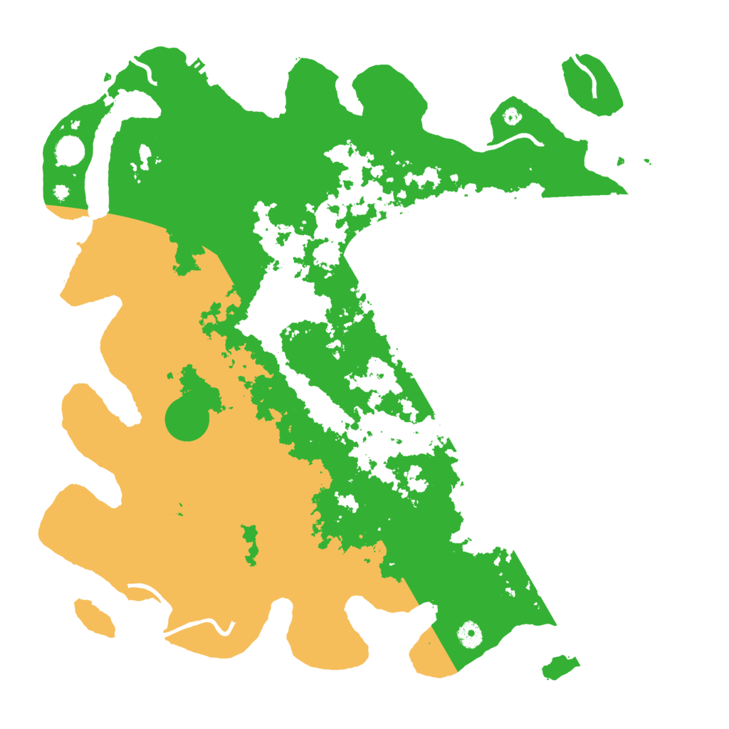 Biome Rust Map: Procedural Map, Size: 4350, Seed: 63196782