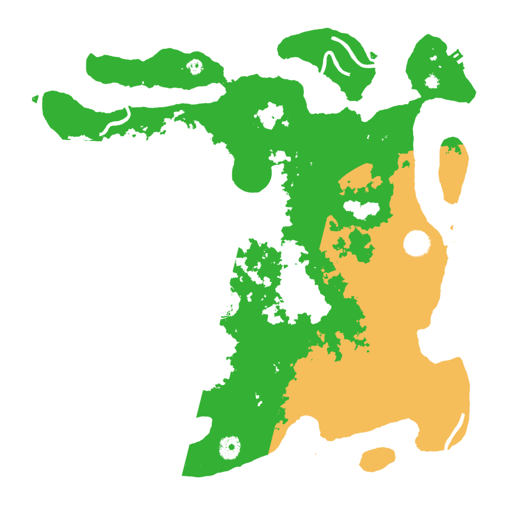 Biome Rust Map: Procedural Map, Size: 3500, Seed: 1091503621
