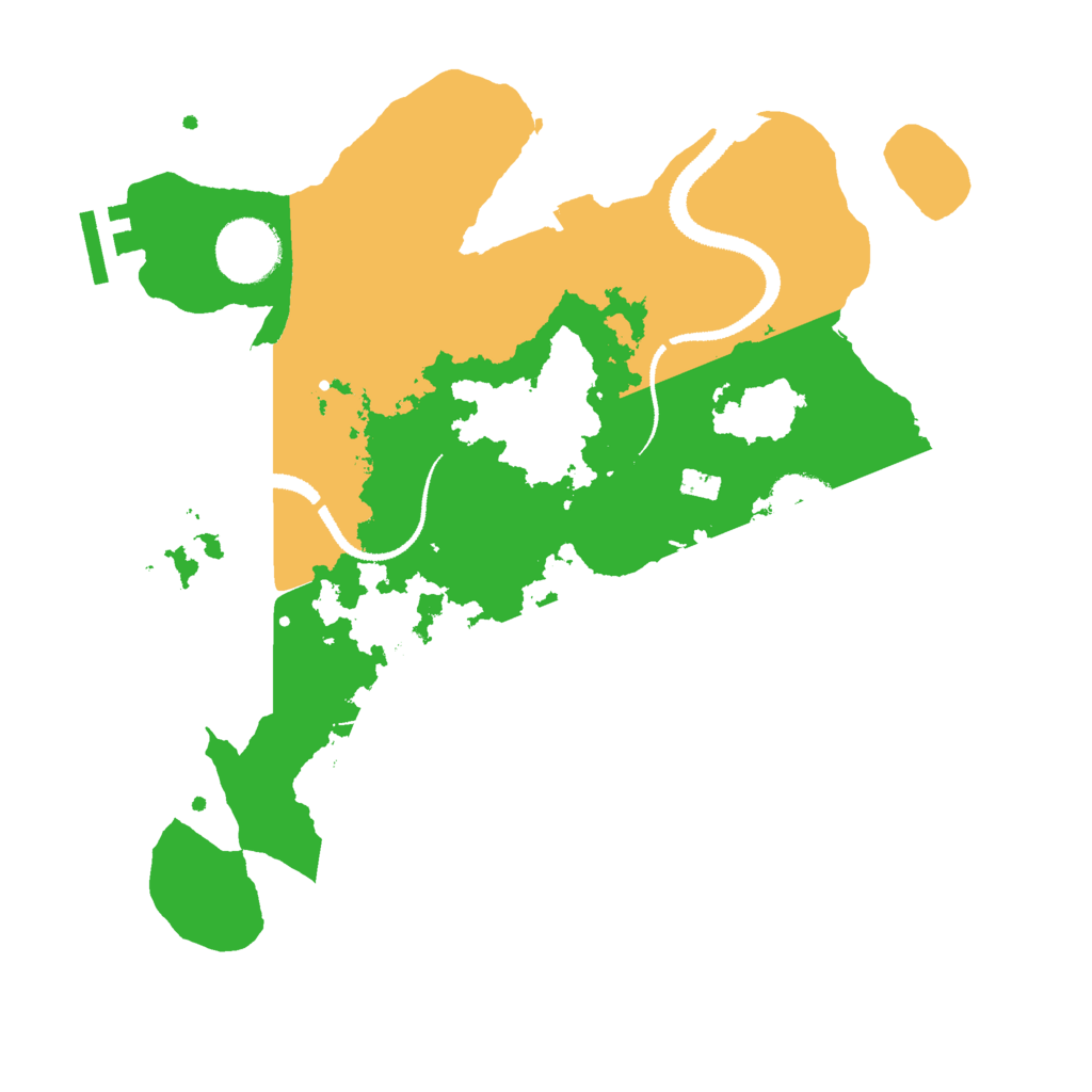 Biome Rust Map: Procedural Map, Size: 3000, Seed: 1972179591