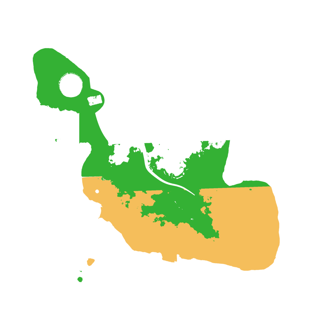Biome Rust Map: Procedural Map, Size: 2500, Seed: 9752