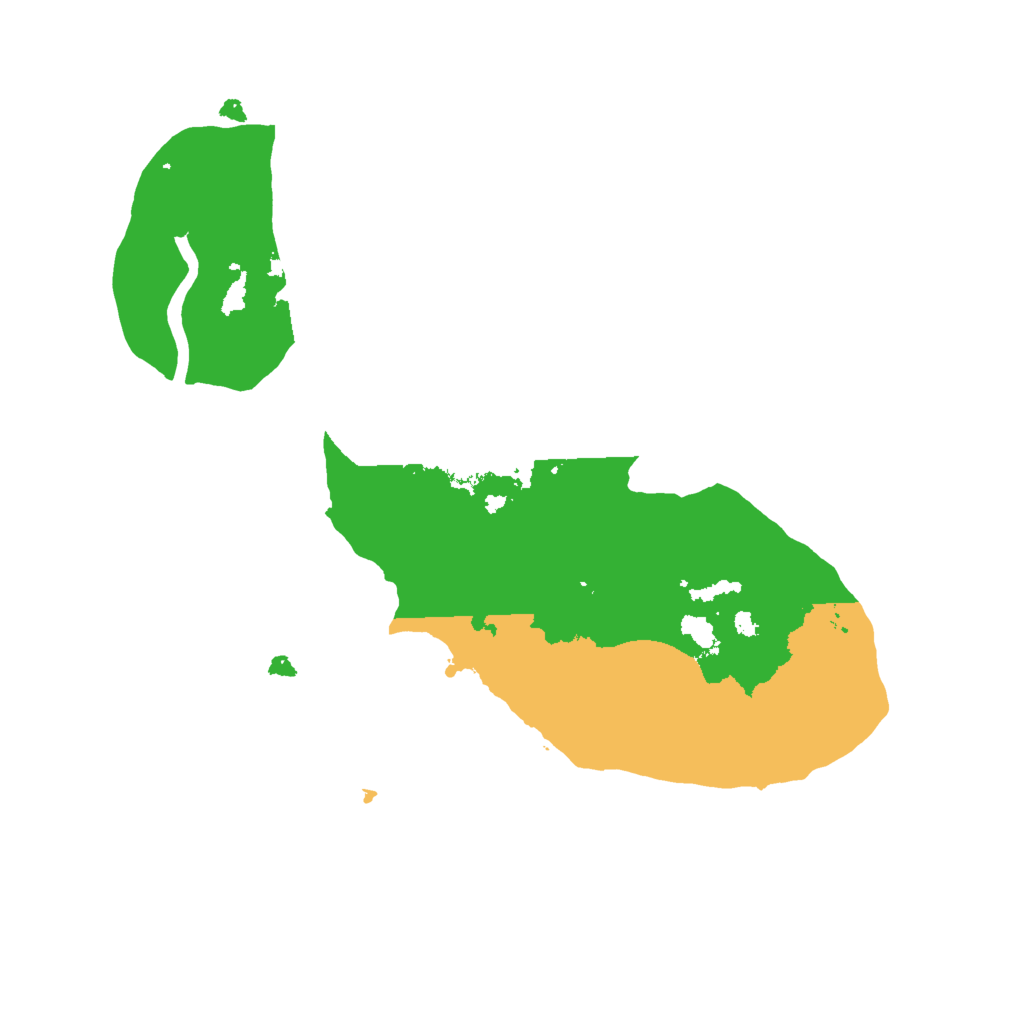 Biome Rust Map: Procedural Map, Size: 2000, Seed: 9752