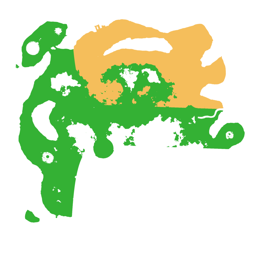 Biome Rust Map: Procedural Map, Size: 3500, Seed: 287724123