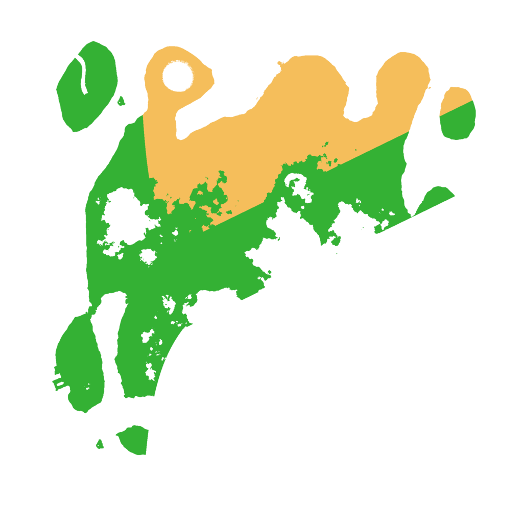 Biome Rust Map: Procedural Map, Size: 3000, Seed: 21370