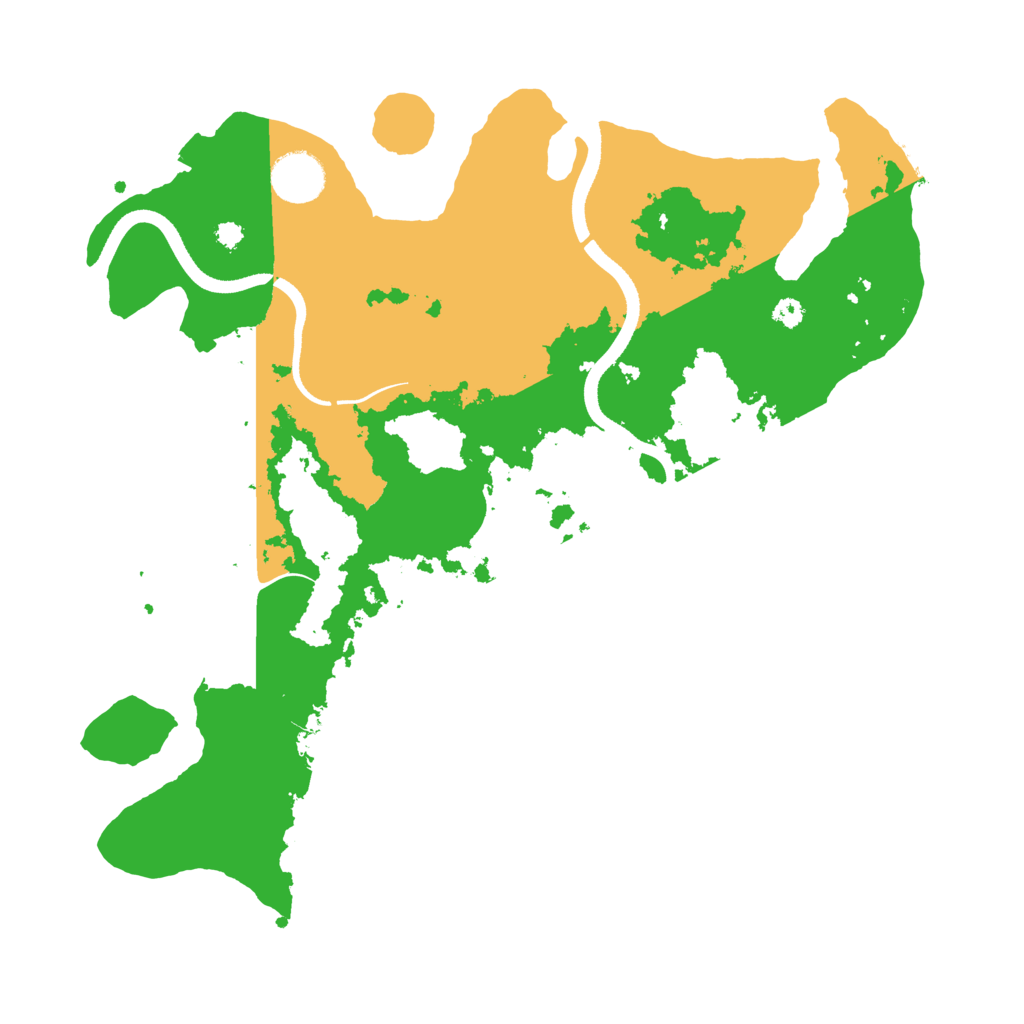 Biome Rust Map: Procedural Map, Size: 3500, Seed: 1895948003