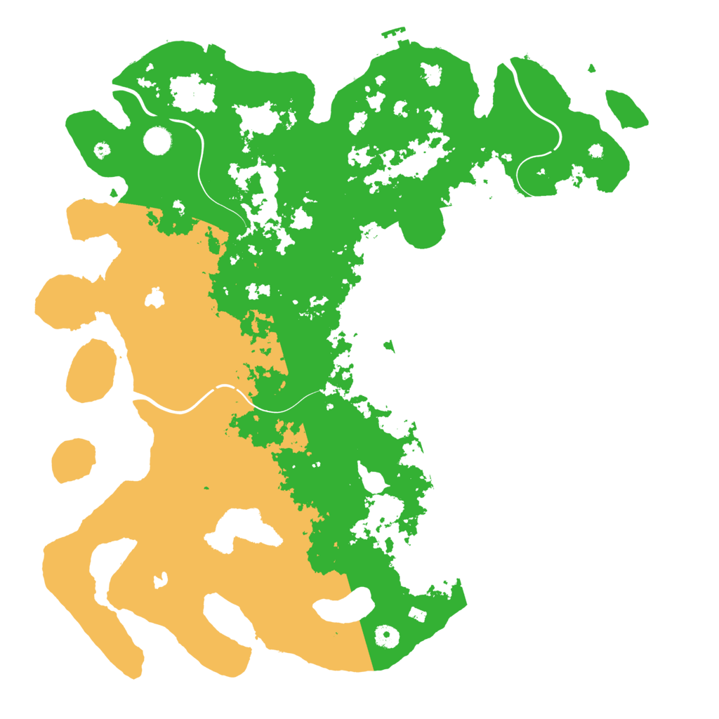 Biome Rust Map: Procedural Map, Size: 4500, Seed: 491910094
