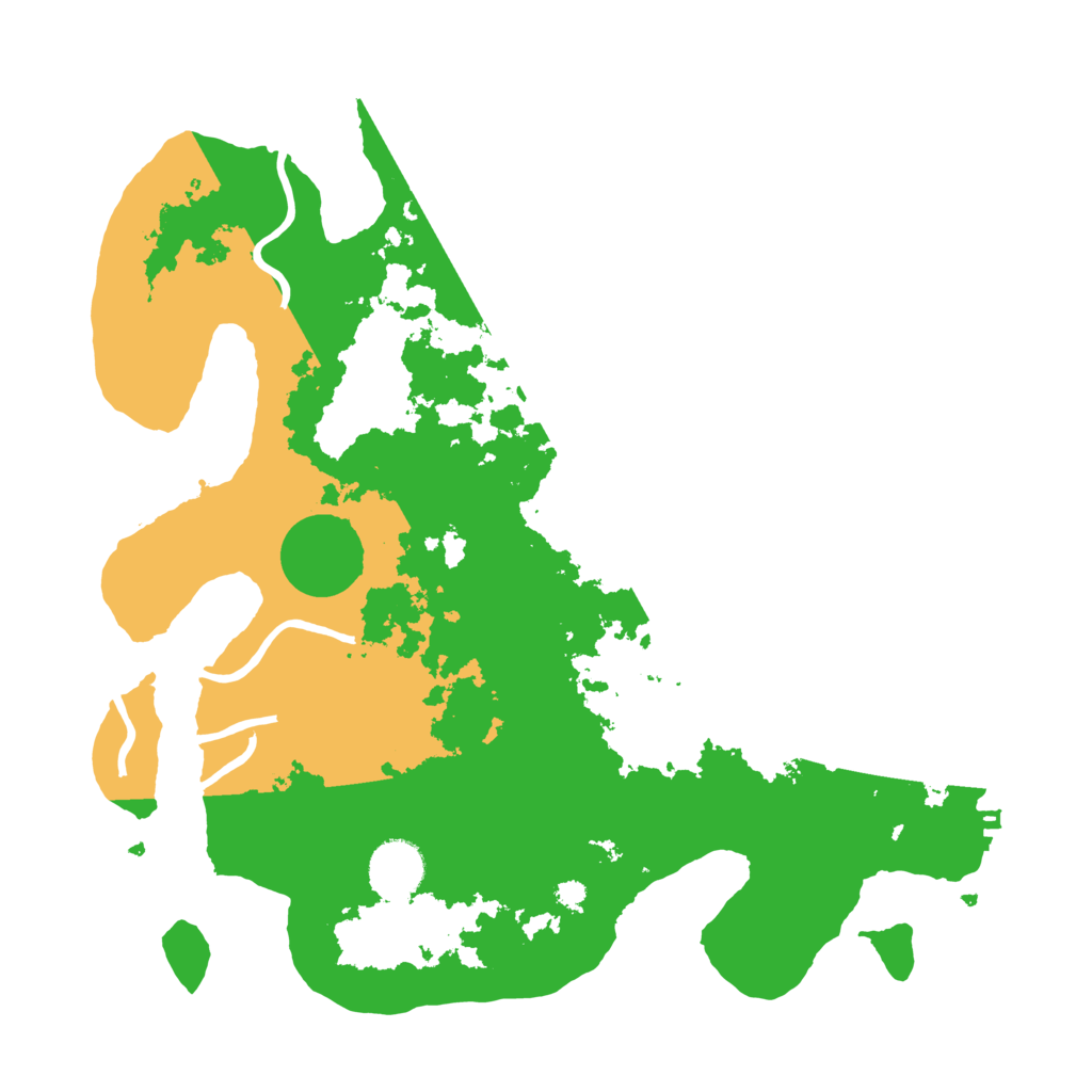Biome Rust Map: Procedural Map, Size: 3500, Seed: 660010100