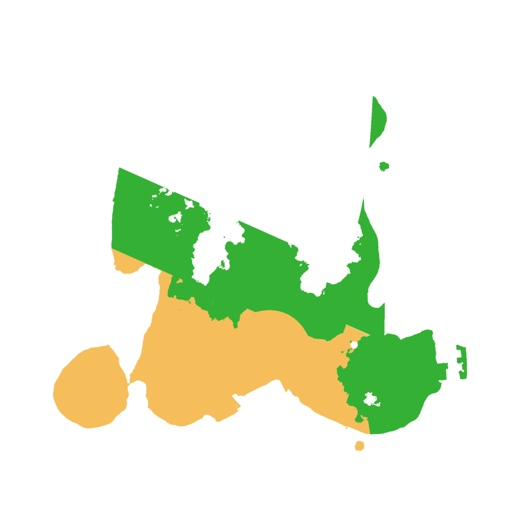 Biome Rust Map: Procedural Map, Size: 2100, Seed: 2168