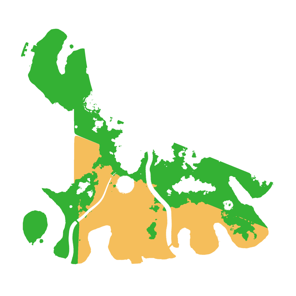 Biome Rust Map: Procedural Map, Size: 3000, Seed: 278362