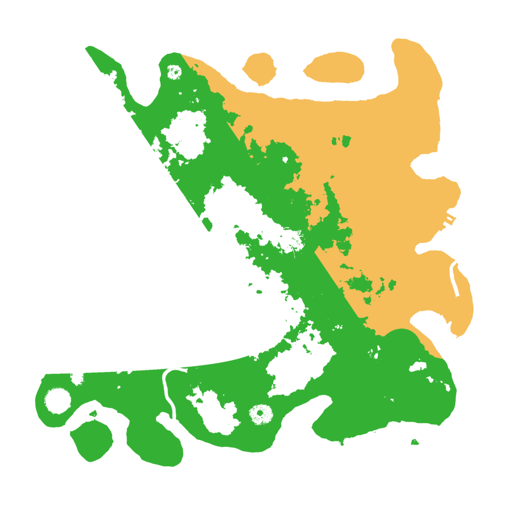 Biome Rust Map: Procedural Map, Size: 3500, Seed: 13823