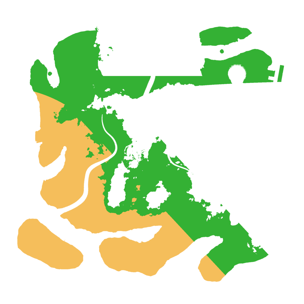 Biome Rust Map: Procedural Map, Size: 3000, Seed: 1947069542