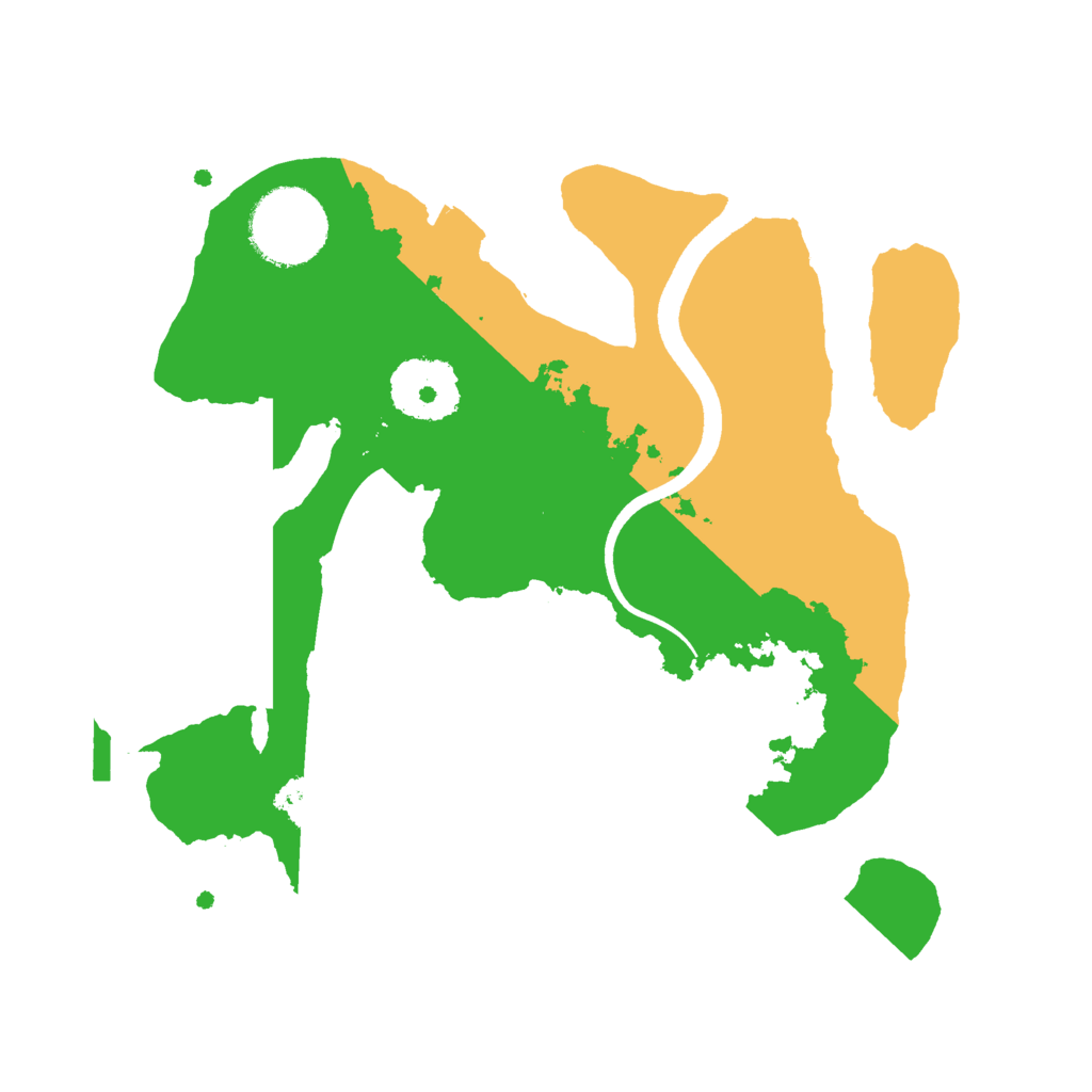 Biome Rust Map: Procedural Map, Size: 2500, Seed: 3567