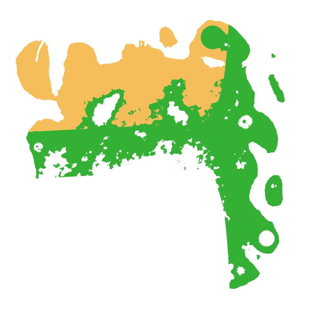 Biome Rust Map: Procedural Map, Size: 3500, Seed: 275638955