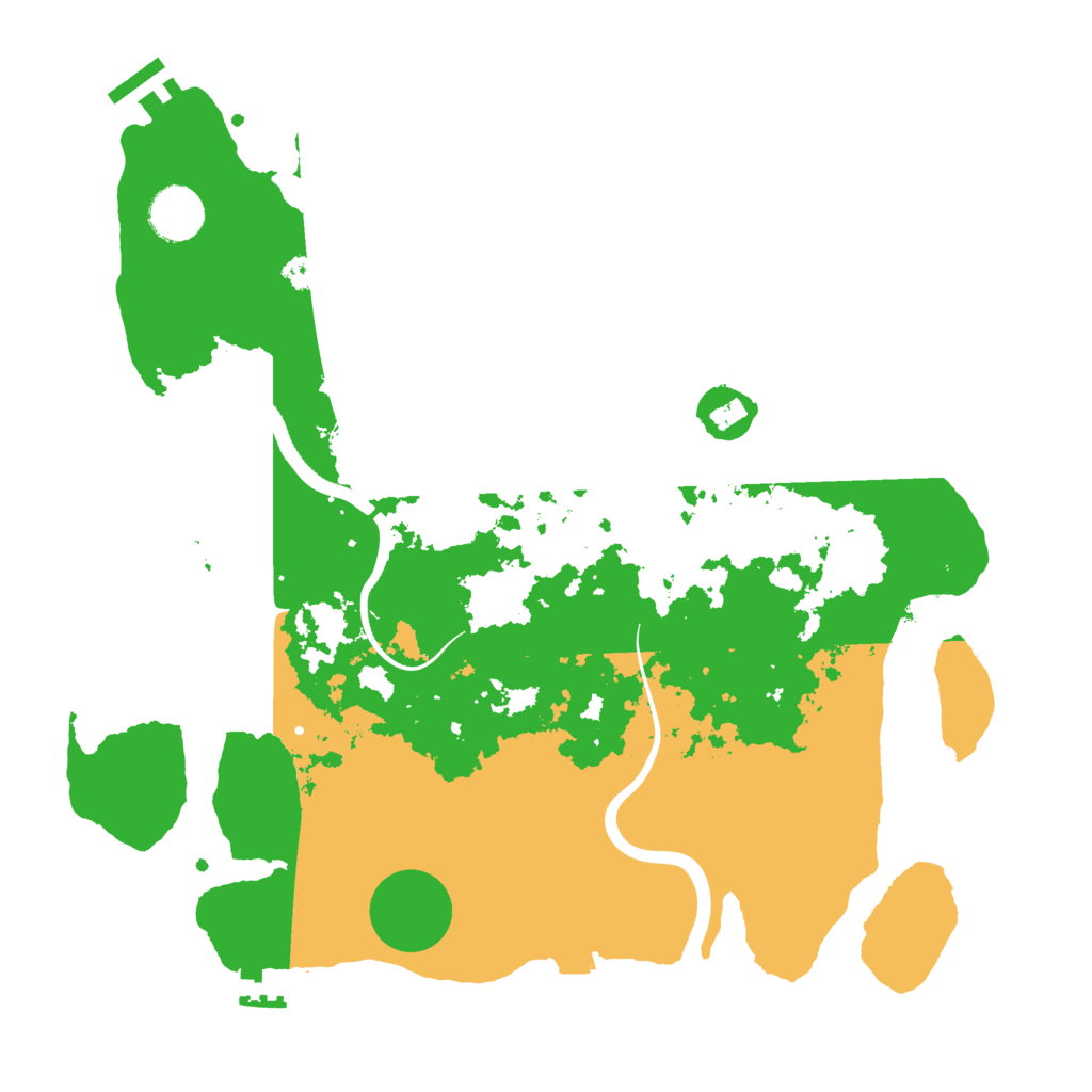 Biome Rust Map: Procedural Map, Size: 3500, Seed: 1673019966