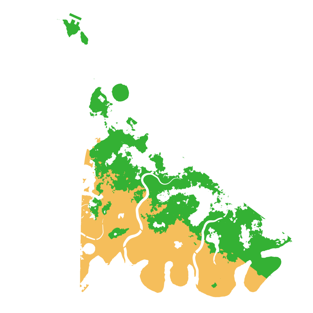 Biome Rust Map: Procedural Map, Size: 5000, Seed: 8949581