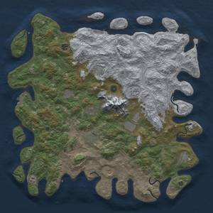 Thumbnail Rust Map: Procedural Map, Size: 5000, Seed: 8949581, 20 Monuments