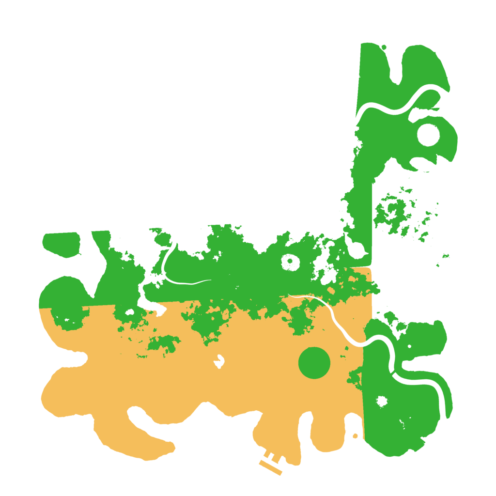 Biome Rust Map: Procedural Map, Size: 4100, Seed: 29741