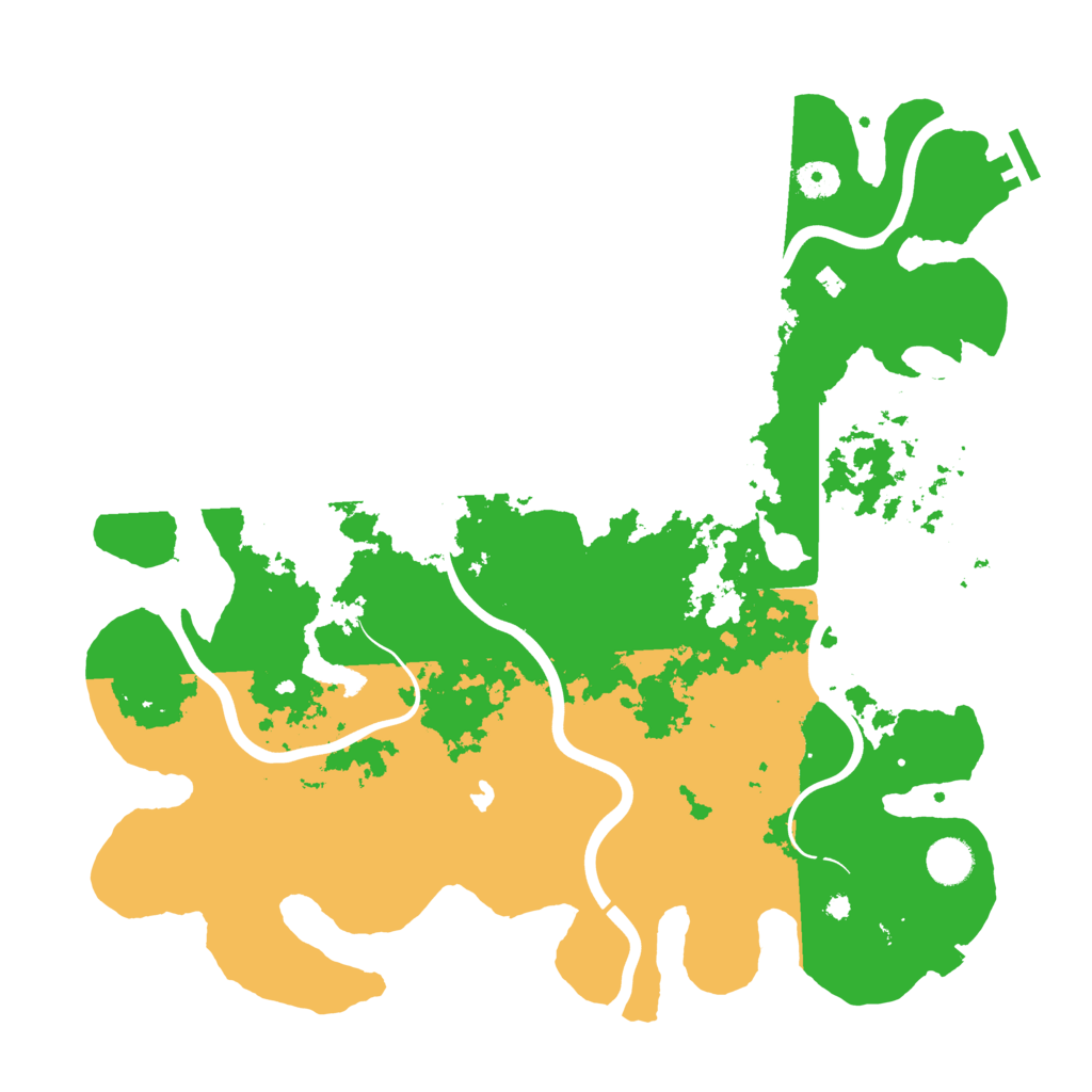 Biome Rust Map: Procedural Map, Size: 4100, Seed: 29741