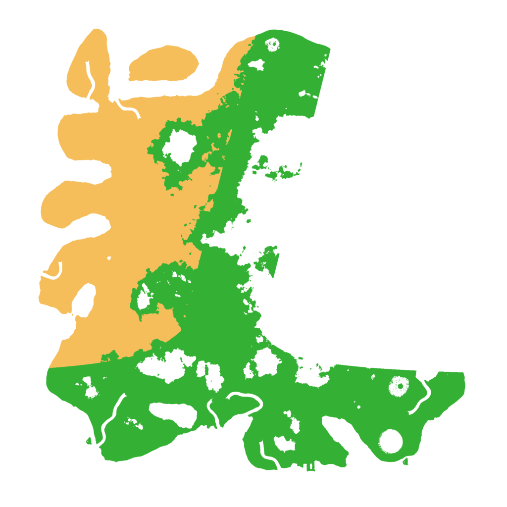Biome Rust Map: Procedural Map, Size: 3800, Seed: 29