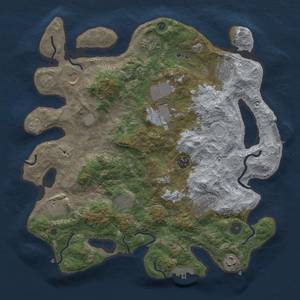Thumbnail Rust Map: Procedural Map, Size: 3800, Seed: 29, 19 Monuments