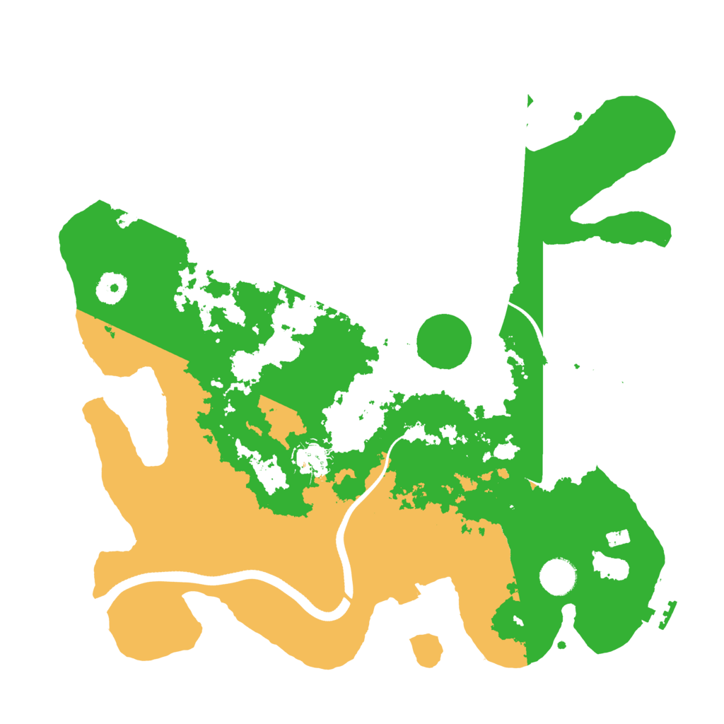 Biome Rust Map: Procedural Map, Size: 3500, Seed: 1932132802