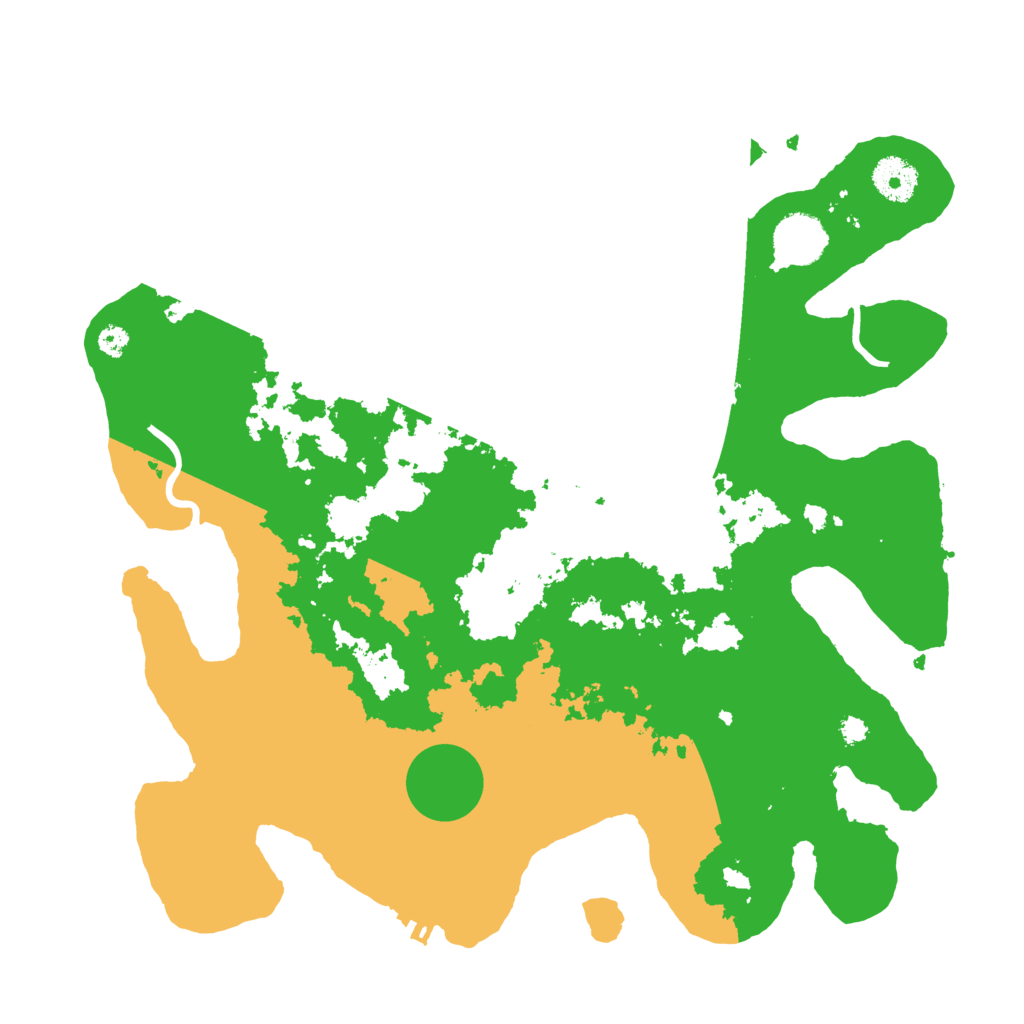 Biome Rust Map: Procedural Map, Size: 3500, Seed: 1932132802