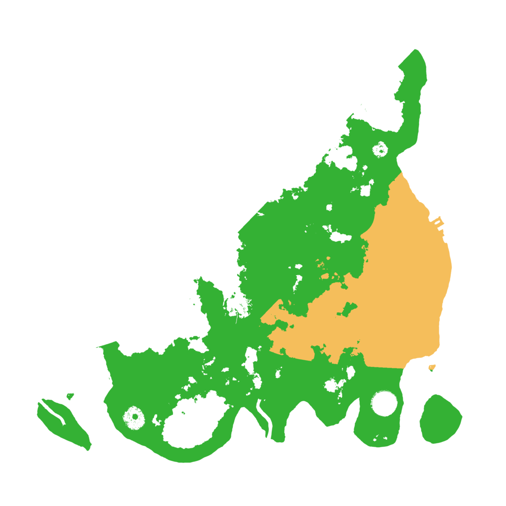 Biome Rust Map: Procedural Map, Size: 3500, Seed: 831474281