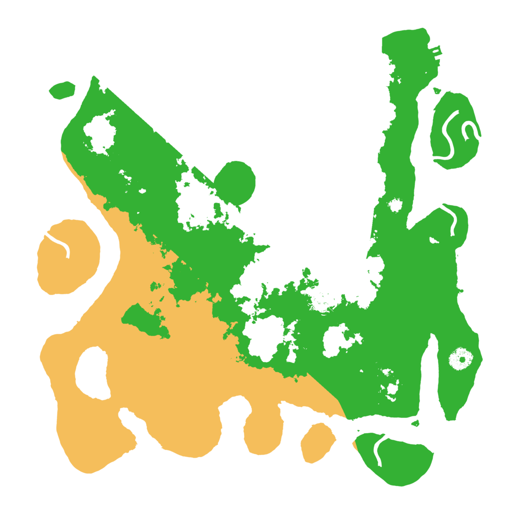 Biome Rust Map: Procedural Map, Size: 3500, Seed: 1565462783