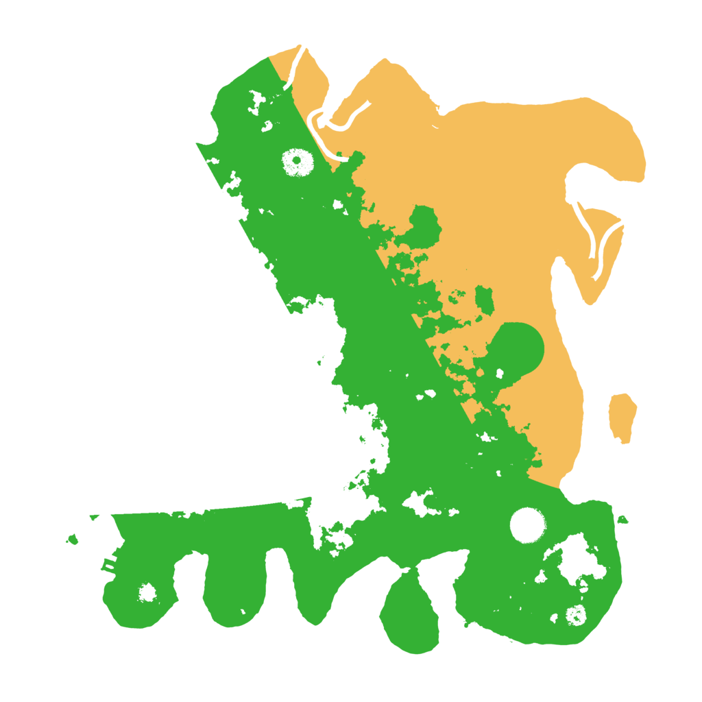 Biome Rust Map: Procedural Map, Size: 3500, Seed: 27477