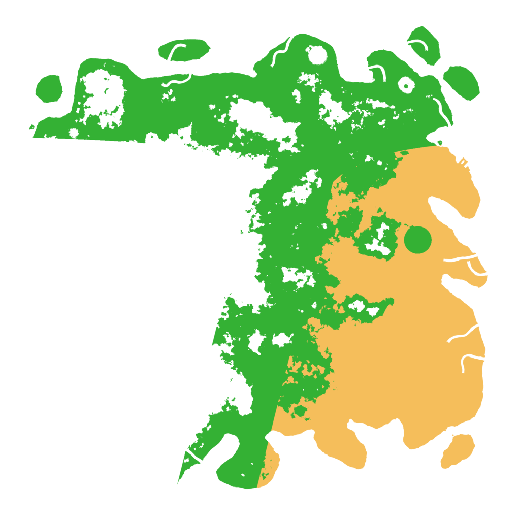 Biome Rust Map: Procedural Map, Size: 5000, Seed: 418093108